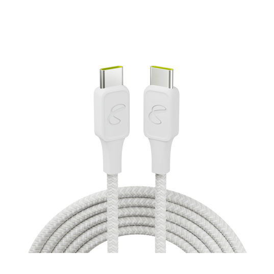 InstantConnect USB-C to USB-C - White - 100W PD ultra-fast charging cable for USB-C device - Hero